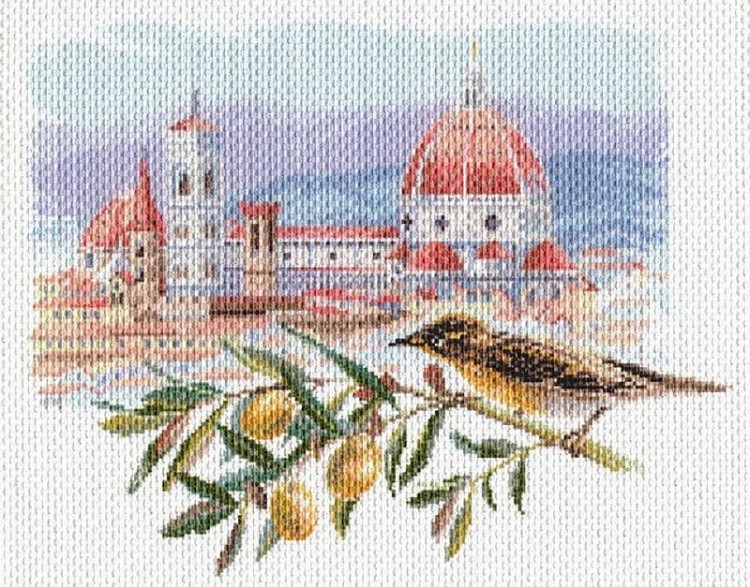 Рисунок на ткани «Под солнцем Тосканы»
