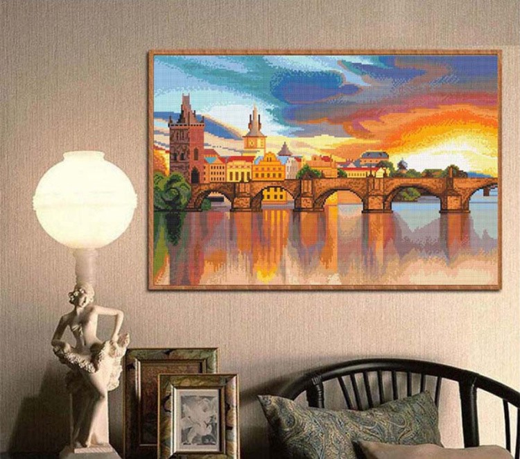 Алмазная вышивка «Прага» — картинка 3