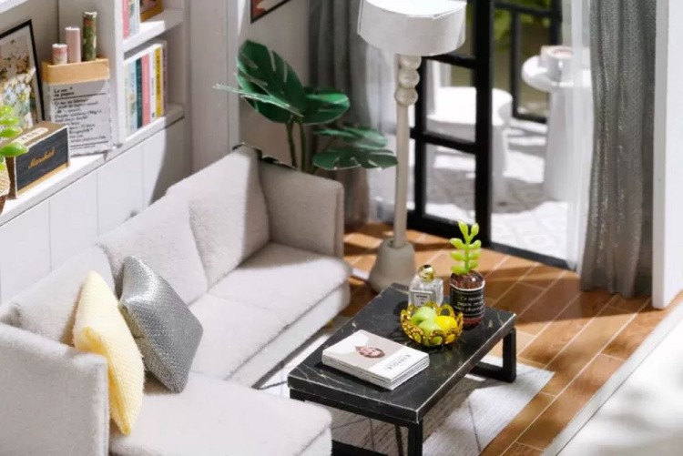 Миниатюрная сборная модель (румбокс) «Идеальная гостиная» — картинка 10