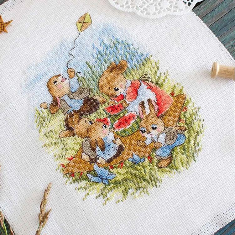 Набор для вышивания «Арбузный пикник» — картинка 5