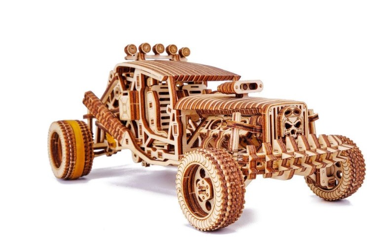 Механическая сборная модель из дерева «Безумный Багги», Wood Trick — картинка 2