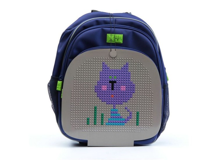 Рюкзак 4ALL Kids с битами, сине-бежевый — картинка 5