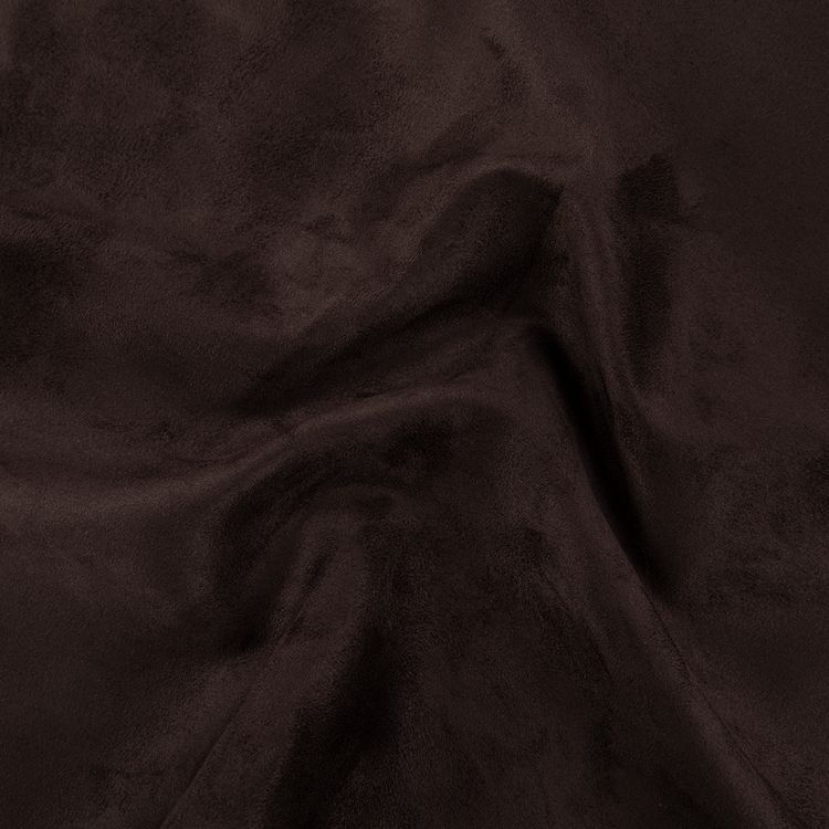 Искусственная замша WOVEN SUEDE, 35x50 см, 175 г/м2, 100% полиэстер, цвет: 19-1118 chocolate (темно-коричневый), Peppy — картинка 3