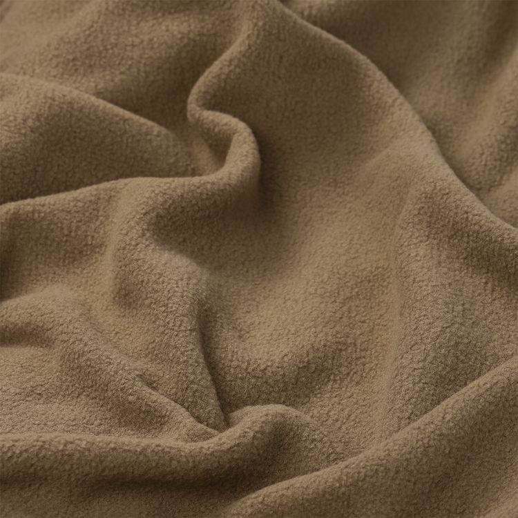 Ткань флис 2-х ст., 10 м x 150 см, 190 г/м², цвет: темно-бежевый, TBY — картинка 2