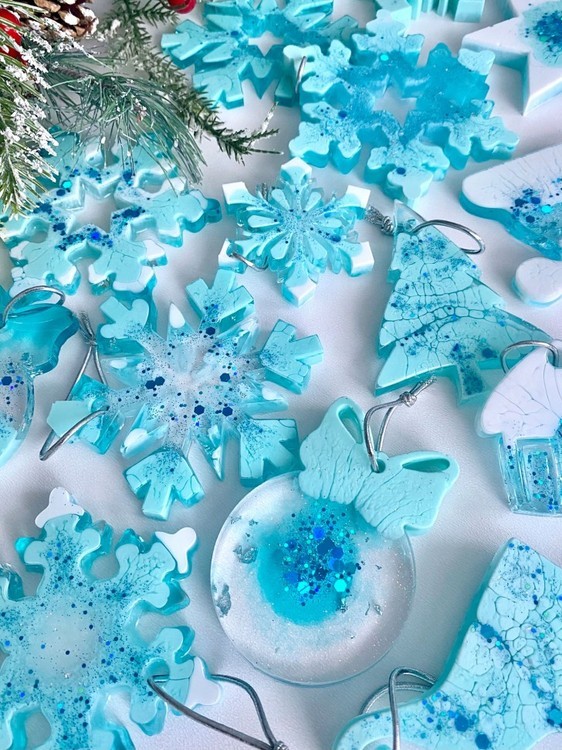 Набор для создания картины эпоксидной смолой Новогодний набор №5, Art Blong — картинка 2