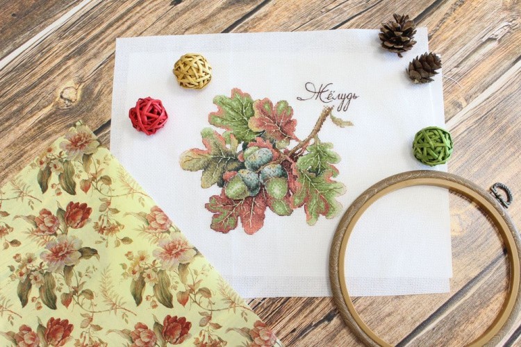 Набор для вышивания «Дары природы. Желудь» — картинка 2