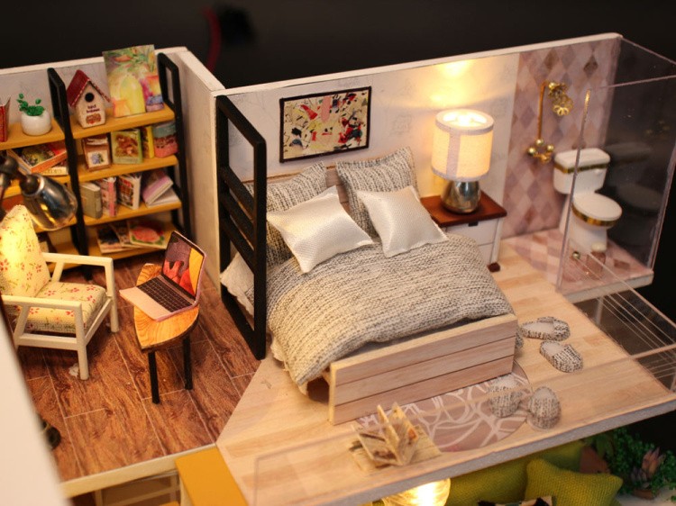 Набор для создания миниатюры (румбокс) «Скандинавский Лофт» — картинка 8