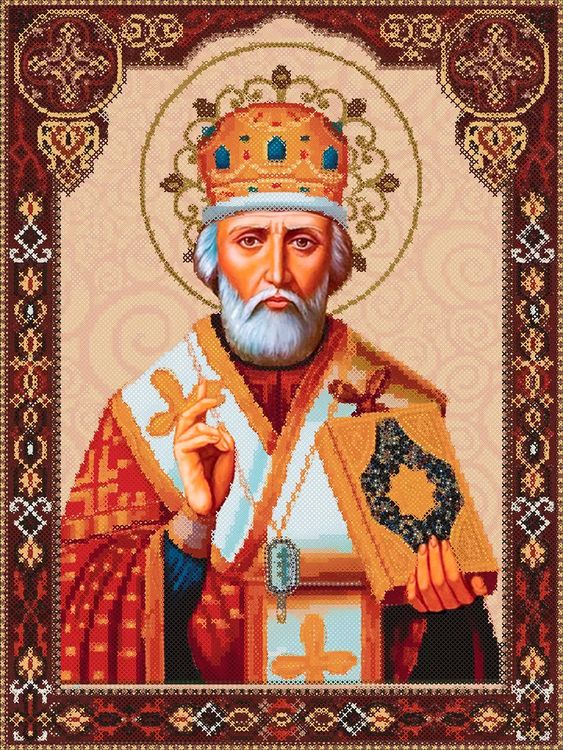 Алмазная вышивка «Святой Николай Чудотворец» — картинка 2