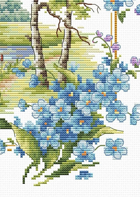 Набор для вышивания «Родные просторы. Незабудки» — картинка 6