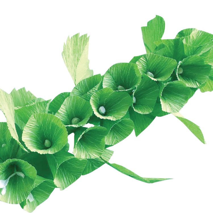 Бумага гофрированная (креповая), 110 г/м2, зеленая, 50х250 см, ОСТРОВ СОКРОВИЩ — картинка 4