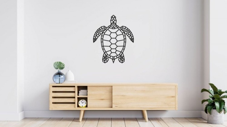 Деревянный интерьерный пазл «Морская черепаха», Eco Wood Art — картинка 3