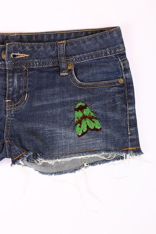 Набор для вышивания «Зеленый мотылек» — картинка 3