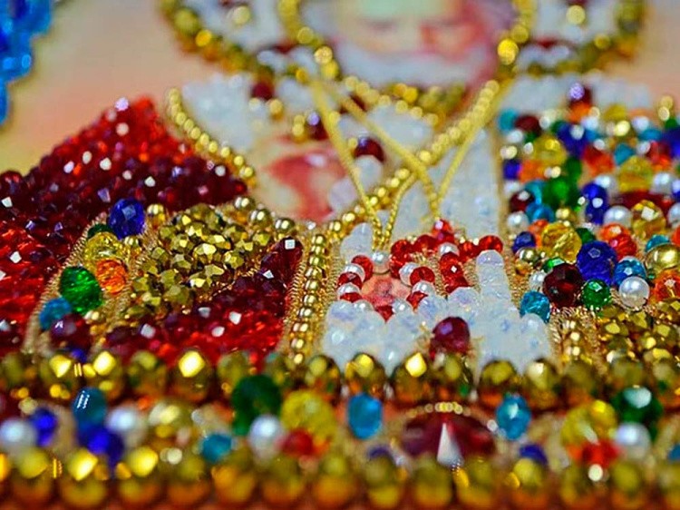 Набор вышивки хрустальными камнями «Святой Николай Чудотворец» — картинка 7