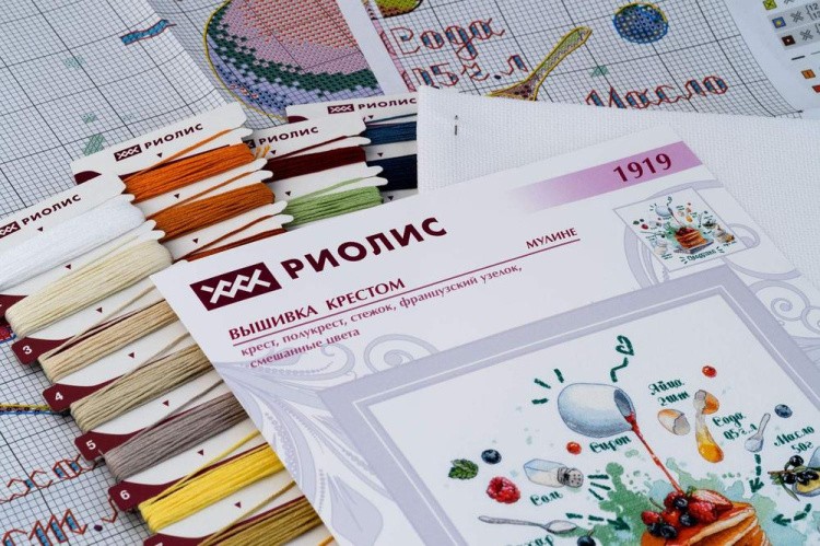 Набор для вышивания «Рецепт. Оладушки» — картинка 2