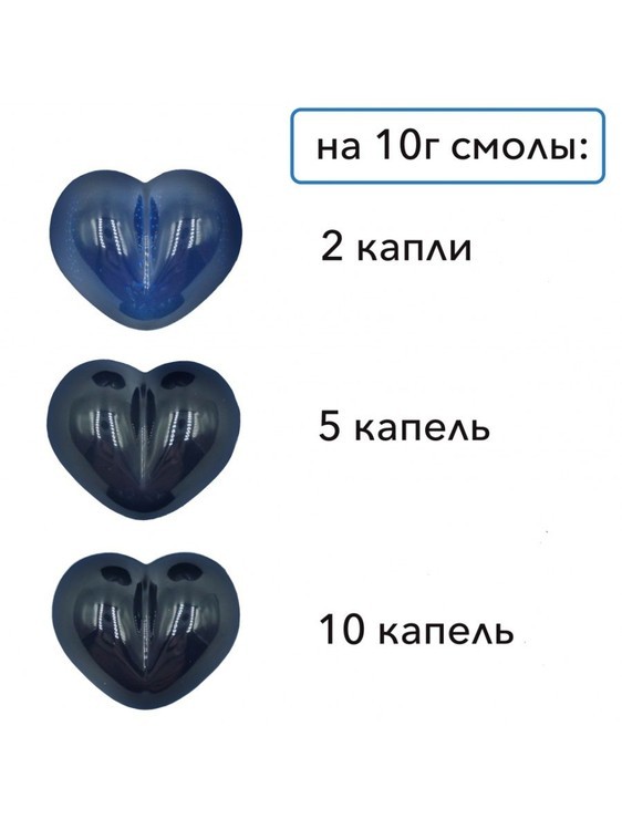 Прозрачный тонер для эпоксидной смолы Лунный камень, 10 мл — картинка 2