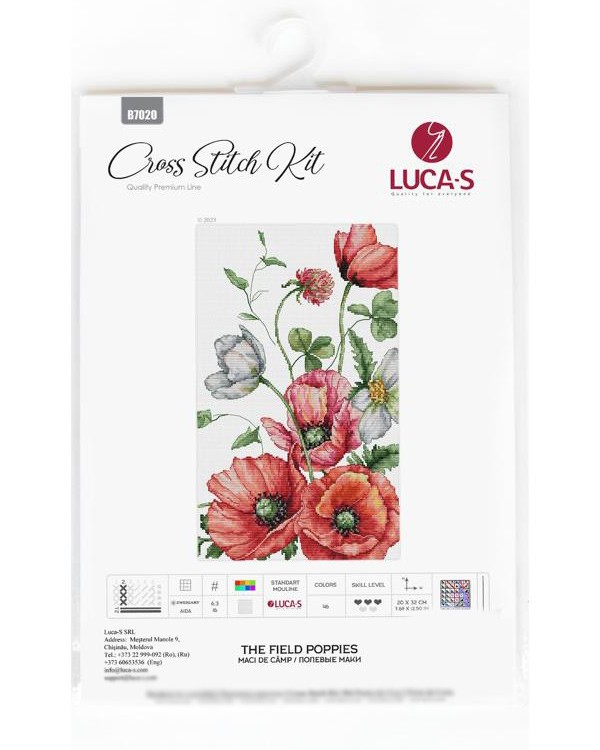 Набор для вышивания «Полевые маки» — картинка 9
