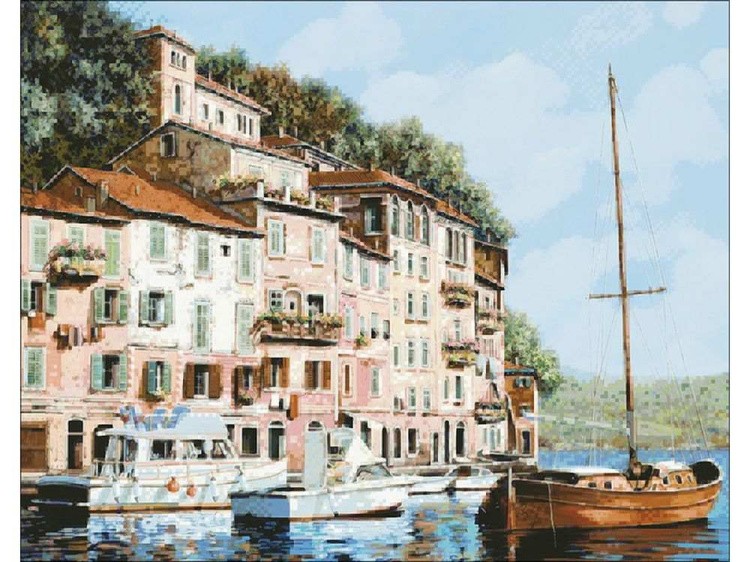 Алмазная вышивка «Манящая Италия» — картинка 2