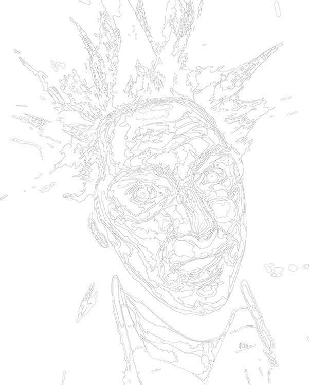 Картина по номерам «КиШ Король и Шут: Михаил Горшенев» — картинка 3