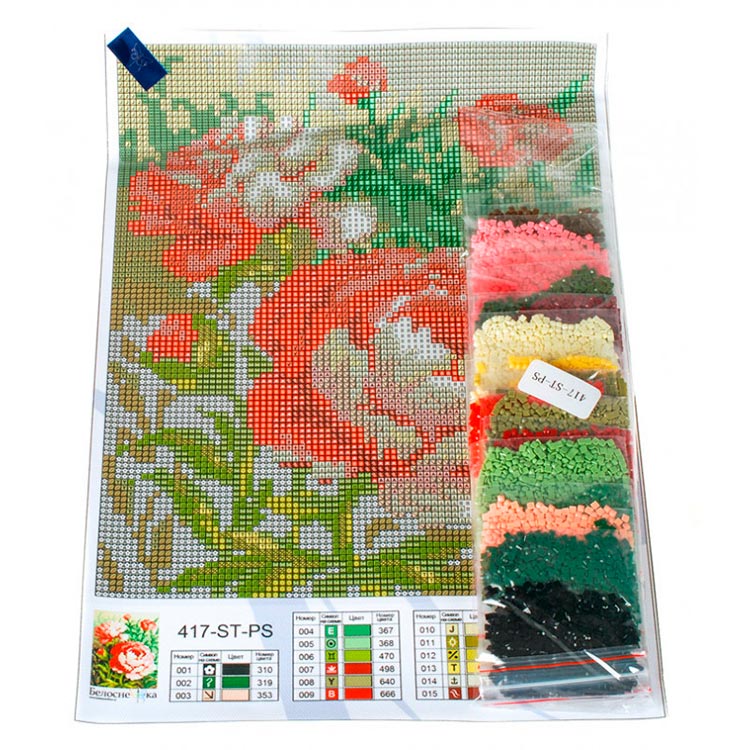 Алмазная вышивка «Цветущий куст» — картинка 2