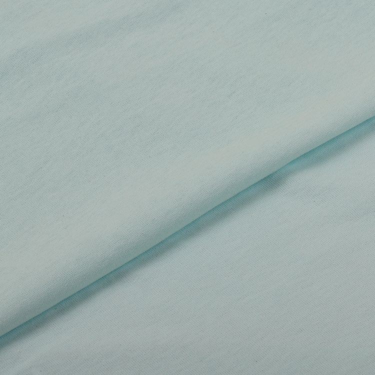 Ткань трикотаж Кулирка, опененд, 10 м x 200 см, 145 г/м², цвет: голубой, TBY — картинка 4