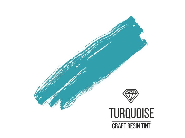 Краситель для смолы и полимеров бирюзовый 10 мл, CraftResinTint — картинка 2