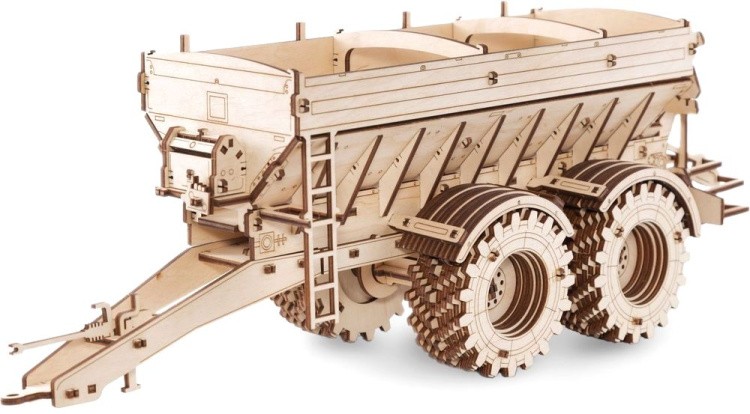 Конструктор деревянный 3D «Прицеп к трактору Кировец К-7М», Eco Wood Art — картинка 2