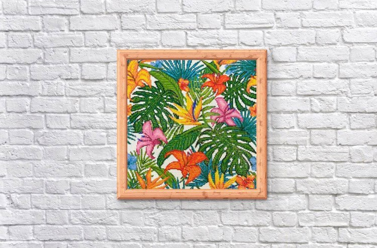 Алмазная вышивка «Тропики» — картинка 3