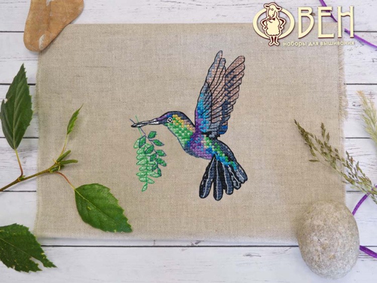 Набор для вышивания «Радужная птичка» — картинка 2