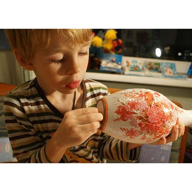 3D Пазл Ваза «Английская роза», Pintoo — картинка 6