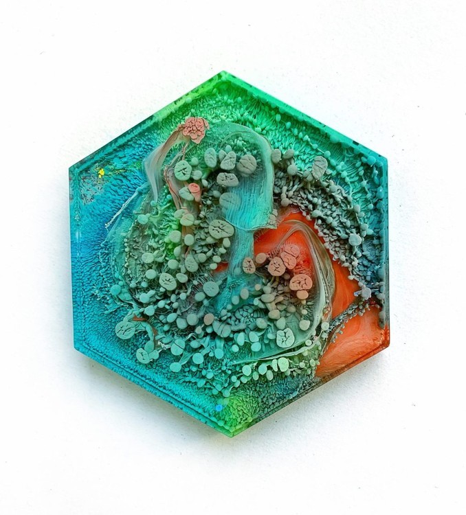 Большая силиконовая форма для Петри Шестигранник, Resin Pro — картинка 4