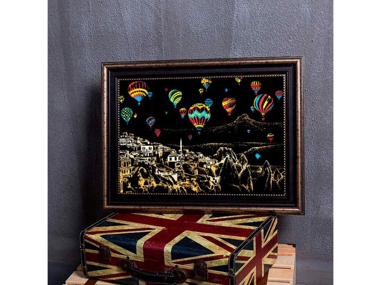 Скретч-картина «Cappadocia» (цветная) — картинка 5