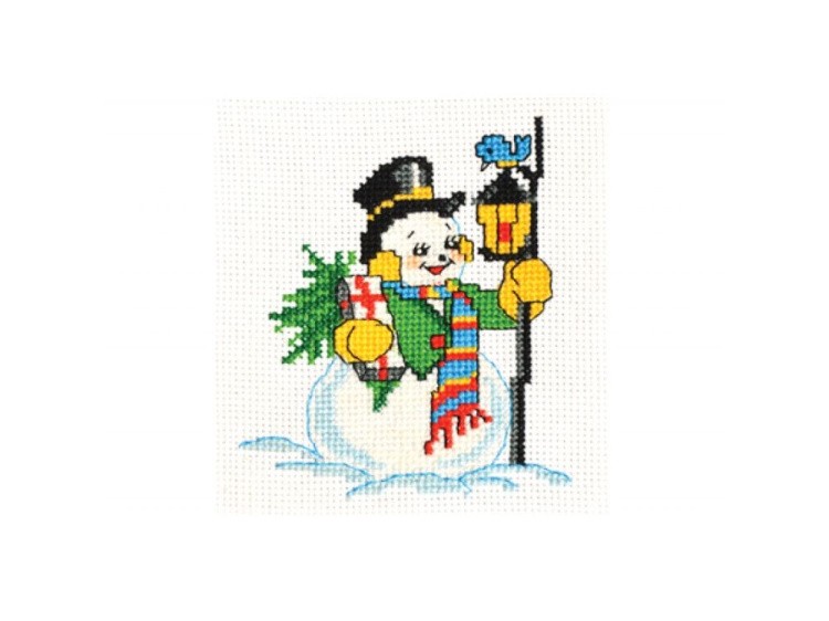 Набор для вышивания «Снеговик»
