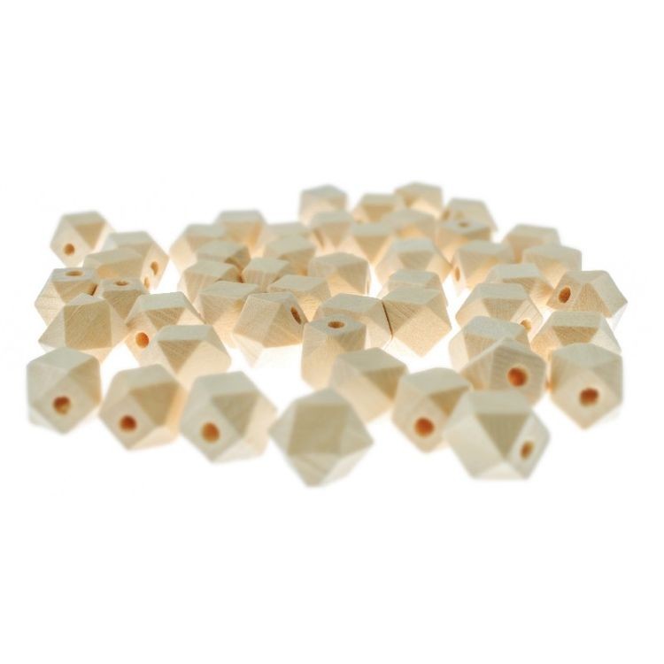 Бусины фигурные, дерево, 12 мм, 50 шт. — картинка 3