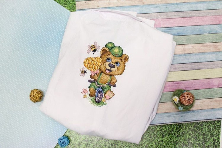 Набор для вышивания «Озорной мишка» — картинка 3