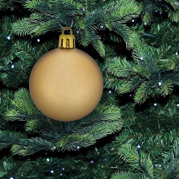 Набор украшений для ели, 43 предмета, цвет золото + перламутр — картинка 20