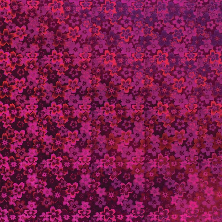 Картон цветной «Цветы» А4 голографический, 5 л., 5 цв., 230 г/м2, Остров Сокровищ — картинка 3