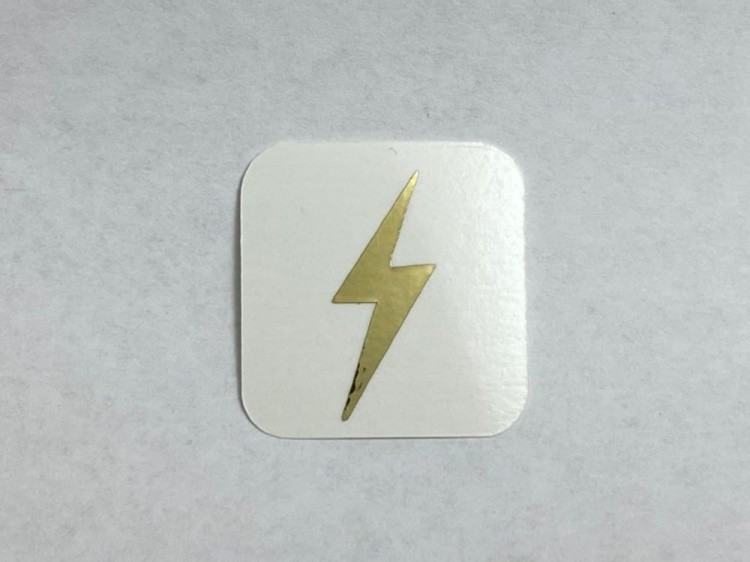 №52 Наклейка (золотые ) Sticker, Art Blong — картинка 2