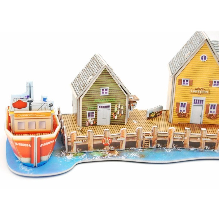 3D пазл Рыбацкий причал — картинка 4