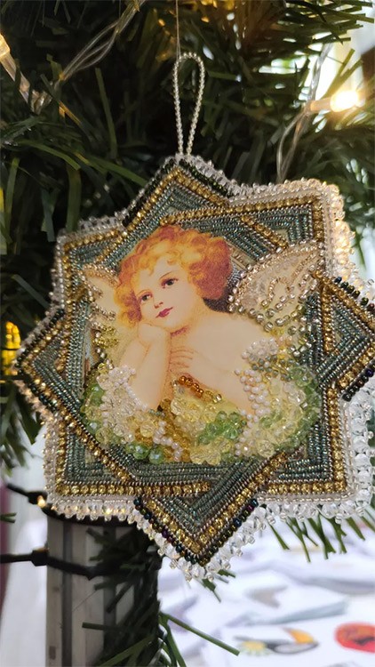 Набор для вышивания хрустальными бусинами «Ангел-2» — картинка 2