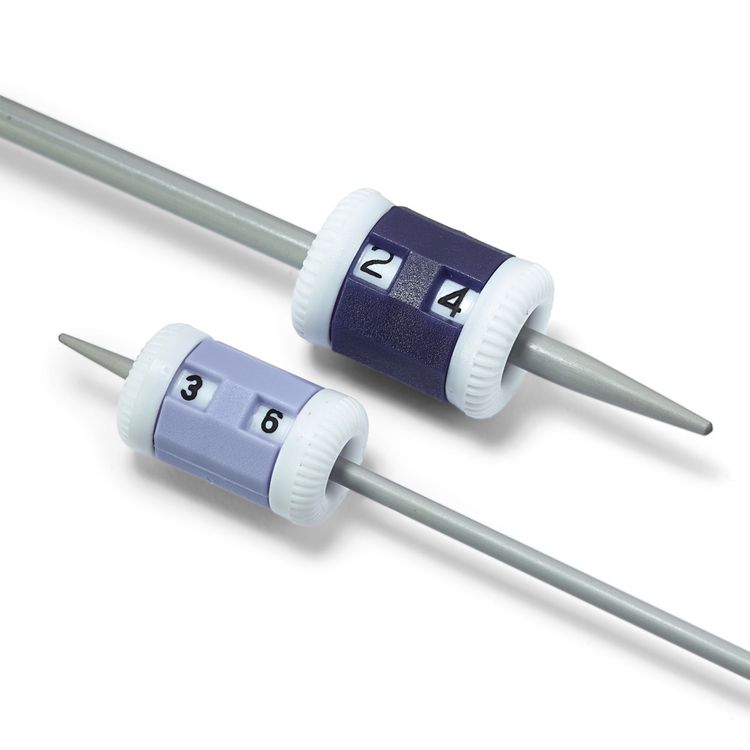 Счетчик рядов малый (2,5 - 4 мм) и большой (4,5 - 7 мм), пластик, 2 шт., PRYM — картинка 3