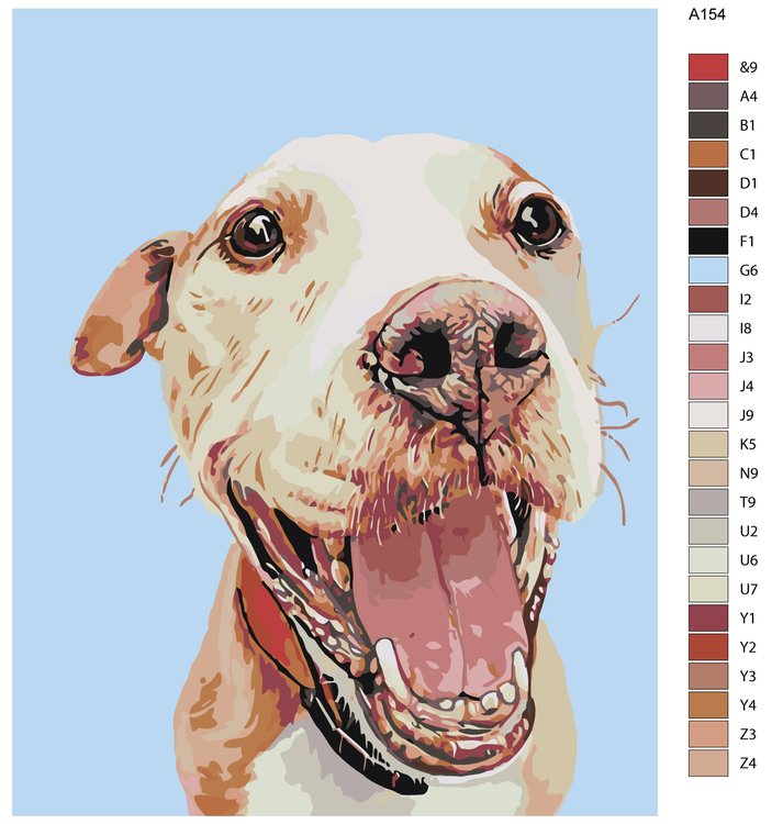 Картина по номерам «Салли» — картинка 2