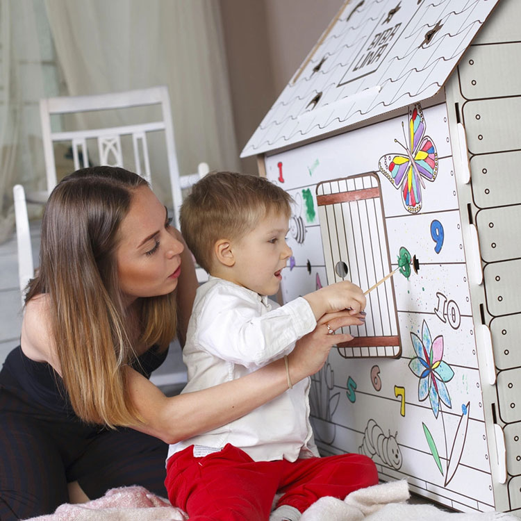 Домик-раскраска — картинка 7