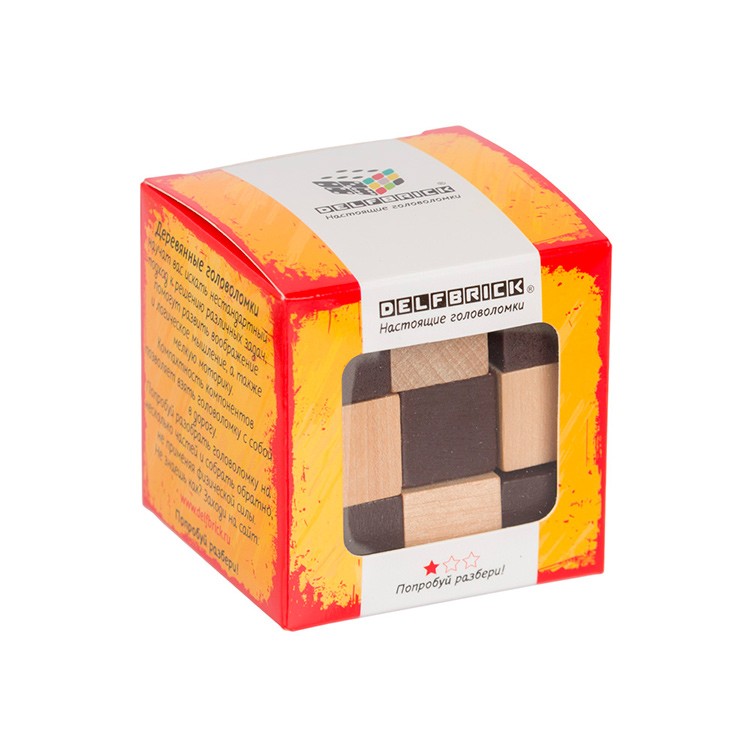 Головоломка деревянная Змейка, DELFBRICK — картинка 2