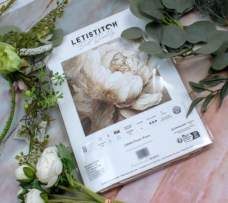 Набор для вышивания «Peony Poses (Пион)» — картинка 5