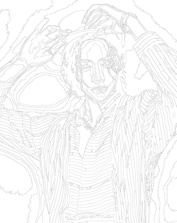 Картина по номерам «Stray Kids Стрей Кидс KPOP кпоп: Хенджин» — картинка 3