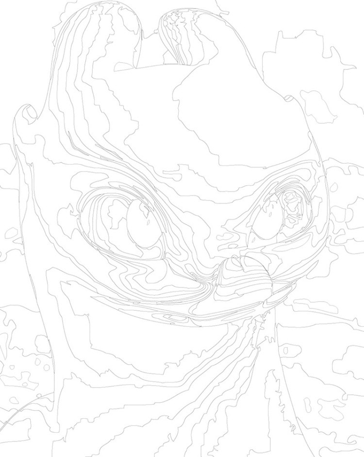 Картина по номерам «Как приручить дракона: дневная фурия» — картинка 3