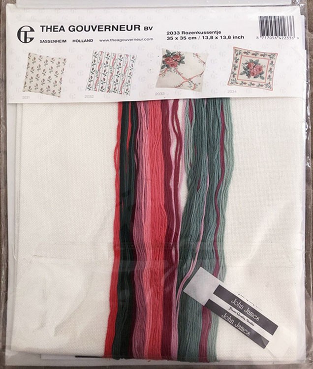 Набор для вышивания «Подушка с розами» — картинка 4