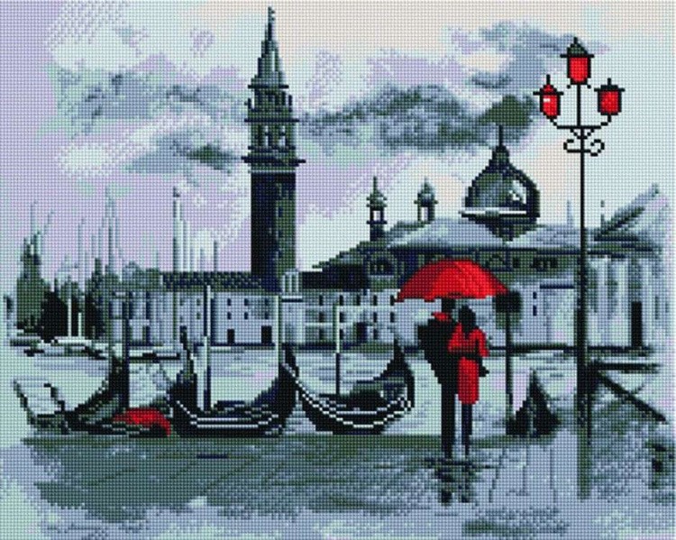 Алмазная вышивка «Прогулка по Венеции»