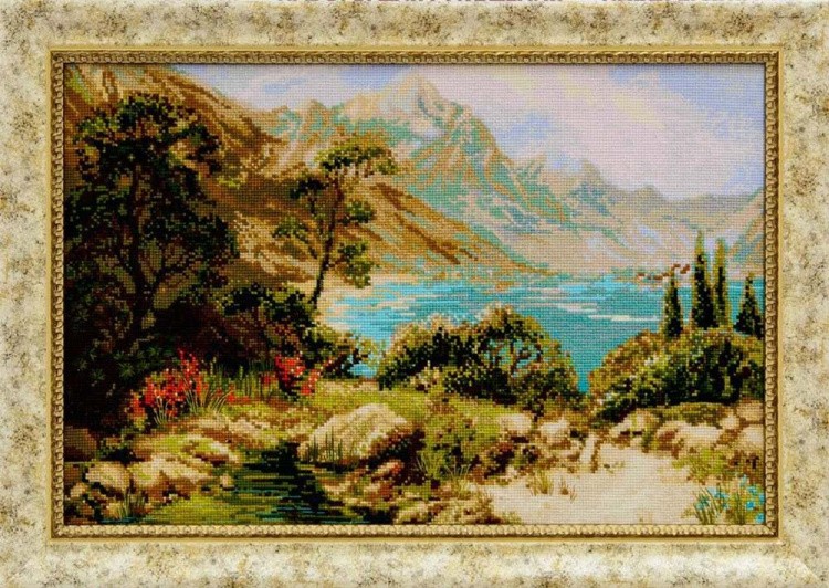 Набор для вышивания «Горное озеро» — картинка 3