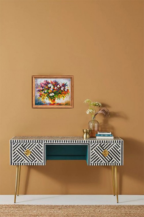 Алмазная вышивка «Сирень и ромашки» — картинка 8